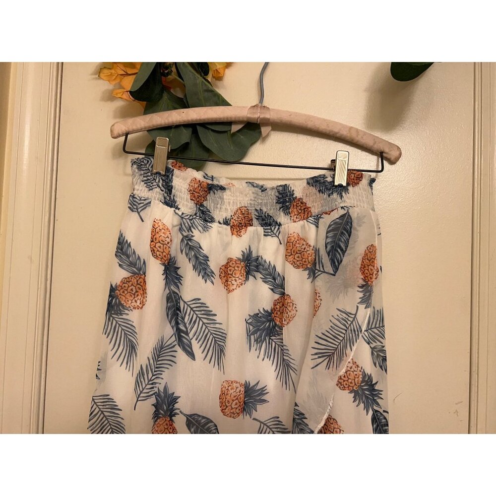 Cupshe Ruffle Chiffon Stretch Waist Maxi Medium - Picture 4 of 16